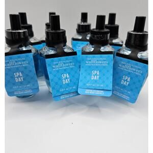 Bath and Body Works Spa Day Wallflower Refills Bundle of 8  NEW